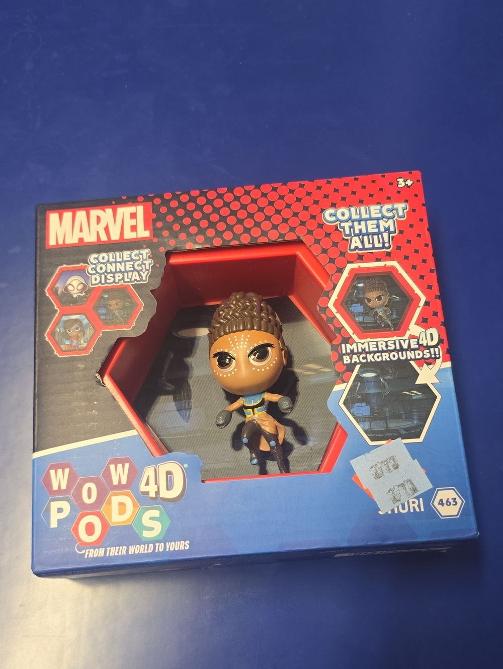 Marvel Black Panther Shuri Collectible Figure in Red and Blue Window Box